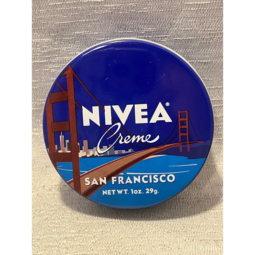 Nivea Creme San Francisco Limited Edition Souvenir Tin Moisturizer 1oz 29g